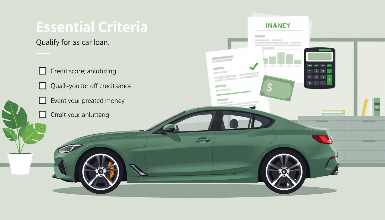 Essential Criteria You Need to Qualify for a Car Loan